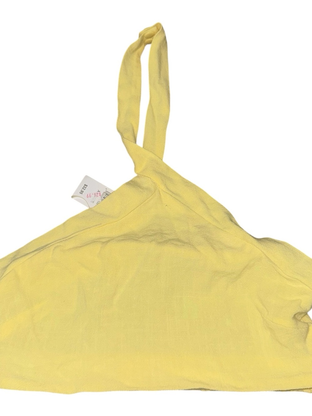 PacSun Kendall & Kylie Yellow Halter Crop Top